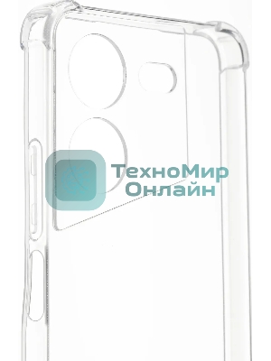 Чехол (клип-кейс) BoraSCO для Tecno Pova 5 Bumper Case прозрачный (72321)