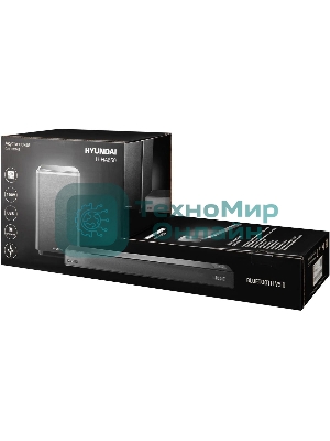 Микросистема Hyundai H-HA650 черный 150Вт FM USB BT SD/MMC/MS