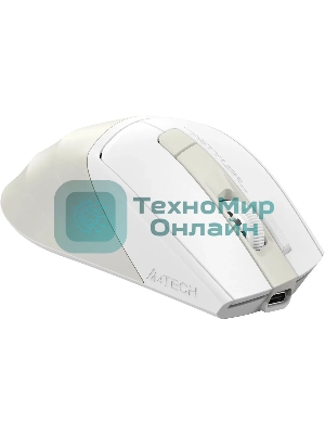 Мышь беспроводная A4Tech Fstyler FG45CS Air бежевый оптическая (2000dpi) silent беспроводная USB для ноутбука (7but)