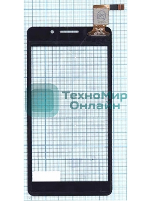 Сенсорное стекло (тачскрин) для DNS S4503Q, черное