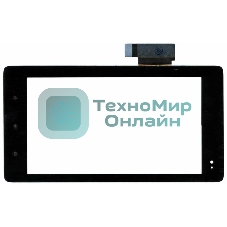 Сенсорное стекло (тачскрин) для Huawei Ideos S7 Slim S7-201u, черное