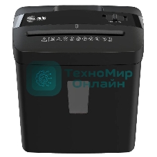 Шредер Cactus CS-SH-A3 (секр.P-4) перекрестный 6.лист. 13лтр. скобы пл.карты