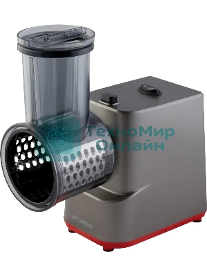 Мясорубка электрическая Hyundai HY-MG3144 графит, 1800 Вт, 2.2 кг/мин, реверс, защита от перегрузки, насадки - 7