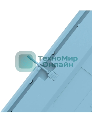 Клавиатура проводная A4Tech Fstyler FS300 (FS300 PANDA SNOWBOARDING), USB, белый/синий