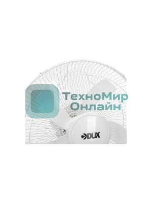 Вентилятор напольный DUX DX-40, 40Вт, 16дюйм, белый 60-0218