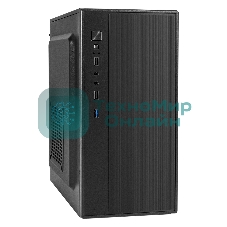 Компьютерный корпус Minitower ExeGate BAA-408U (mATX, без БП, 2хUSB/1хUSB 3.0, HD Audio, черный)