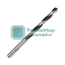 Сверло EDGE by PATRIOT по дереву спиральное 7 мм, W-образная заточка, 1 шт в блистере