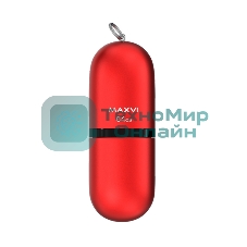 Флешка USB Maxvi SF red (FD64GbUSB20C10SF), 64Gb, USB 2.0, R/W 30/10, красный