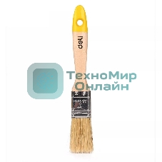 Отделочный инструмент Deli Кисть малярная с деревянной ручкой Deli DL509121 25мм