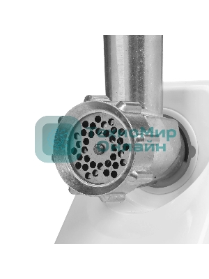 Мясорубка электрическая Ротор Макси ЭМШ 35/300-3 белый, 1500 Вт, 0.6 кг/мин, насадки - 4