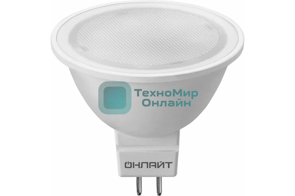 Лампа светодиодная ОНЛАЙТ 61133 OLL-MR16-5-230-6.5K-GU5.3
