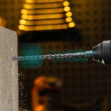 Бур по бетону Denzel цельная крестовая пластина, 10x265 мм, SDS PLUS