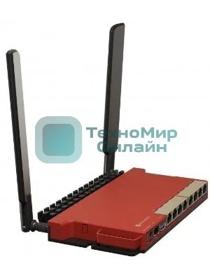 Роутер беспроводной MikroTik L009UiGS-2HaxD-IN AX600 10/100/1000BASE-TX, 2.4Ггц, 8*1Gbit, 1*SFP 2.5Gbit