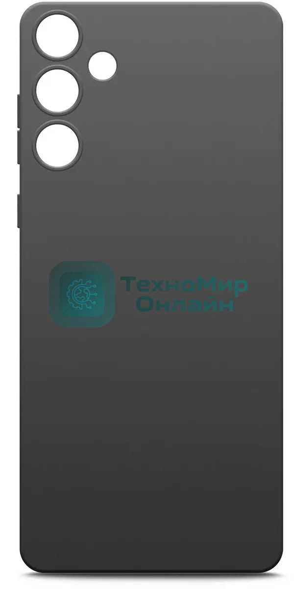 Чехол (клип-кейс) BoraSCO для Samsung Galaxy A15 Silicone Case черный (72783)