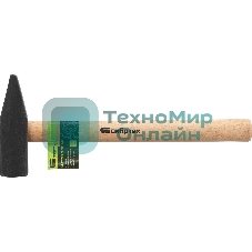 Молоток слесарный Сибртех 1500 г, квадратный боек, деревянная рукоятка