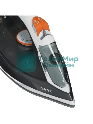 Утюг Centek CT-3301 белый/серый, 2800 Вт, 50 г/мин, 190 г/мин, 600 мл