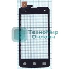 Сенсорное стекло (тачскрин) для DNS S4006, черное