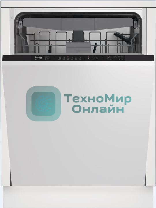 Встраиваемая посудомоечная машина Beko BDIS15063, белый, 44.8 см, 10 компл., 46 дБ, класс A