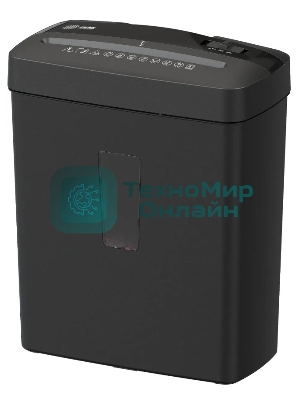 Шредер Cactus CS-SH-A3 (секр.P-4) перекрестный 6.лист. 13лтр. скобы пл.карты