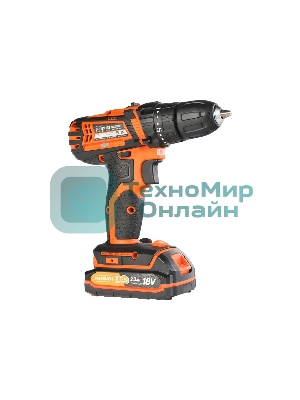 Дрель-шуруповерт аккумуляторная Patriot BR 181UES, Аккумуляторная, 21В, 2 АКБ, Кейс