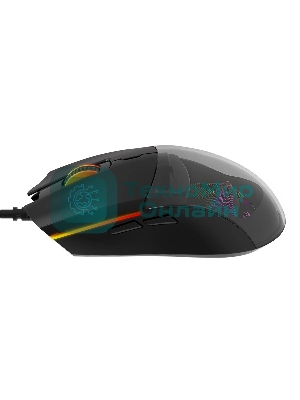 Мышь проводная Oklick 714GM черный, 3200 dpi, USB, кнопки - 7