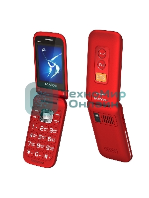 Мобильный телефон Maxvi E5 up красный