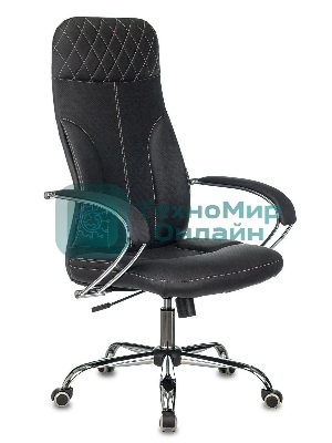 Кресло Бюрократ CH-608SL/ECO черный, экокожа