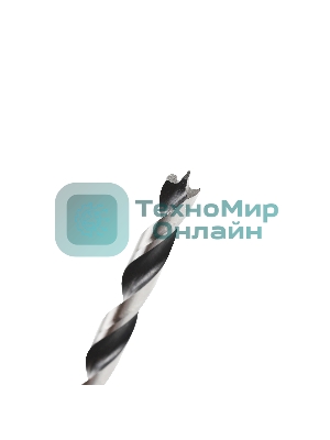 Сверло EDGE by PATRIOT по дереву спиральное 7 мм, W-образная заточка, 1 шт в блистере