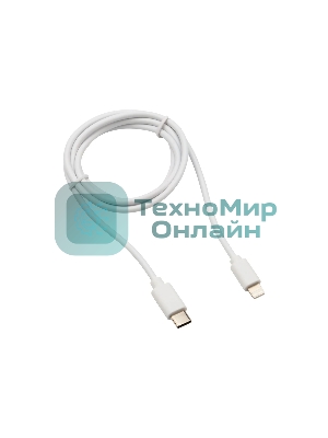 Кабель Rexant Type-C-Lightning 2.4 A, 1 м, белый ПВХ