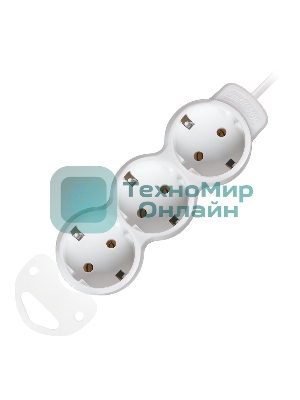 Удлинитель Smartbuy (SBE-16-3-03m-Z) 3 гн х 3,0 м белый
