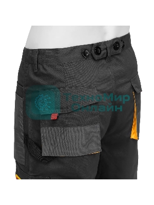 Брюки профессиональные рабочие Denzel 65% полиэстер 35% хлопок, XXL