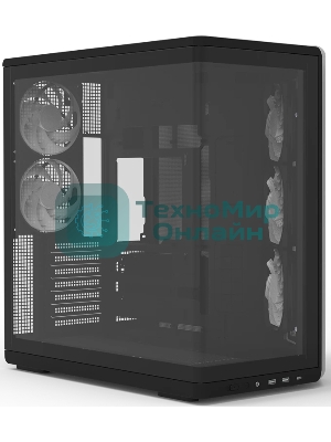 Компьютерный корпус ZALMAN MidTower P60 black (ATX, без БП, 2xUSB 3.0+USB Type C, 5x120мм ARGb) (Zalman P60 Black)