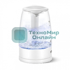 Чайник электрический BQ KT1839G белый. Мощность: 2200 Вт, объем: 1.7 л