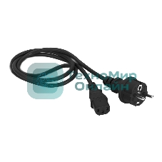 Шнур питания Lanmaster LAN-PP13/SH-10-BK C13-Schuko проводник.:3x0.75мм2 10м 250В 10А черный