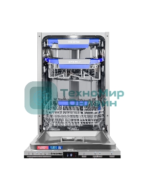 Посудомоечная машина Maunfeld MLP45230 Light Beam Inverter Wi-Fi, нержавеющая сталь, 44.8 см, 10 компл., 47 дБ, класс A+++