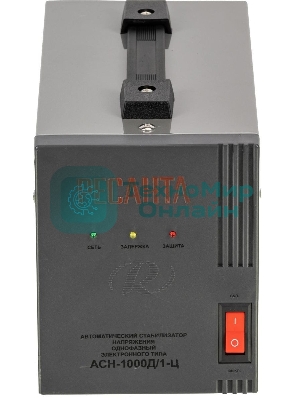 Стабилизатор напряжения Ресанта АСН-1000Д/1-Ц электронный однофазный серый