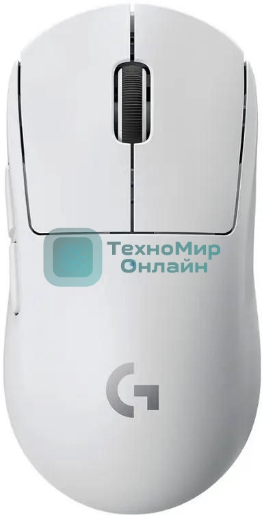 Мышь беспроводная Logitech G PRO X SUPERLIGHT белый, 25600 dpi, радиоканал, USB, кнопки - 5