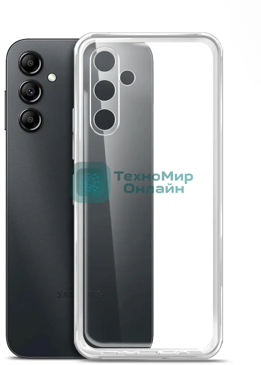 Чехол (клип-кейс) BoraSCO для Samsung Galaxy A24 (4G) 71446 прозрачный