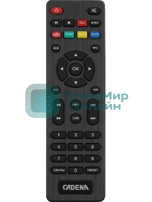 Приставка для цифрового ТВ Cadena CDT-2315SB черный, DVB-T2, DVB-T, HDMI, USB 2.0
