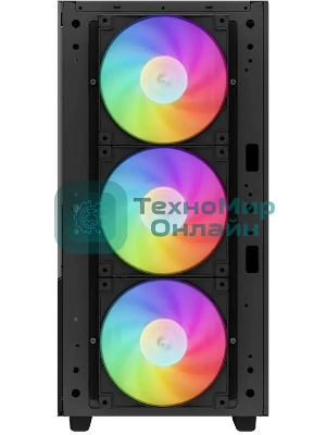 Компьютерный корпус DeepCool CH560 черный (R-CH560-BKAPE4-G-1) (ATX, без БП, 2хUSB, с окном)