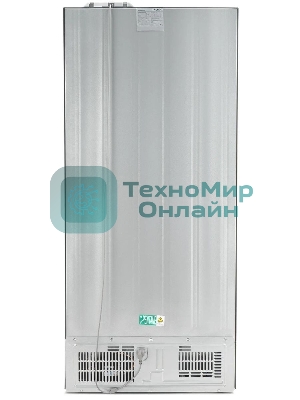 Холодильник Hyundai CM55043F черная сталь трехкамерный 354/186л морозилка снизу, No Frost, Side by Side