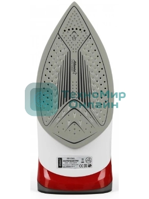 Утюг Atlanta ATH-5582 черный/красный, 2600 Вт, 35 г/мин, 90 г/мин, 350 мл