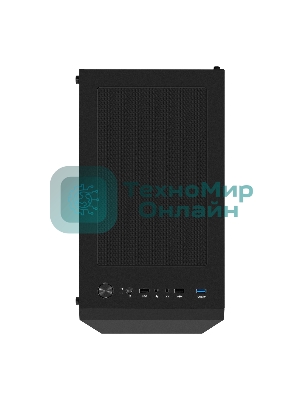 Компьютерный корпус Miditower ExeGate EVO-8227-EVO800 (ATX, БП EVO800RGb с вент. 12 см, 2*USB+1*USB 3.0+HD Audio, черный, 3 вент. RGb, закаленное стекло)