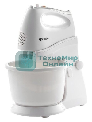 Миксер Gorenje M450WS, 450 Вт,, 5 скоростей, белый