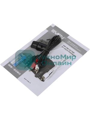 Акустическая система 2.1 SVEN MS-2080/70 Watt/~220V 50Hz/FM-тюнер, USB/SD, дисплей/BLUETOOTH/ПДУ/Black