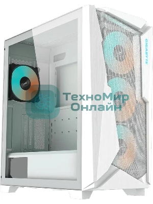 Компьютерный корпус Gigabyte C301GW белый без БП ATX 4x120мм 4x140мм 2xUSB 3.0 audio bott PSU