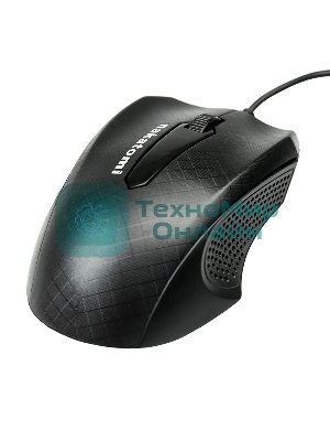 Мышь проводная Nakatomi MON-07U черный, 800 dpi, USB, кнопки - 3