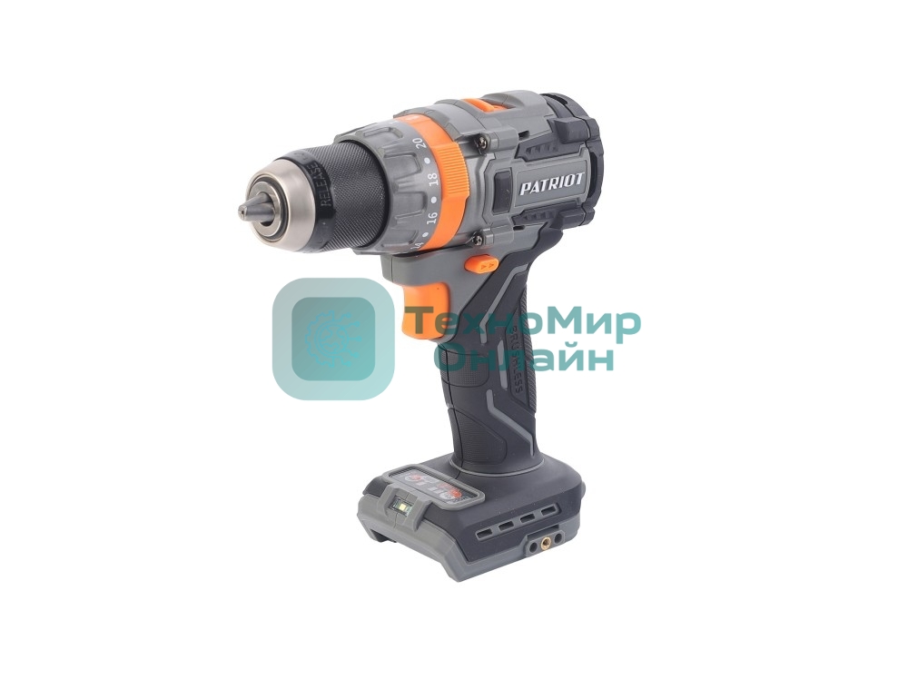 Дрель-шуруповерт Patriot BR 210UES, 21 В, 2 Ач, 85 Нм, бесщеточный