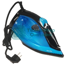 Утюг Centek CT-3301 синий, 2800 Вт, 60 г/мин, 195 г/мин, 600 мл