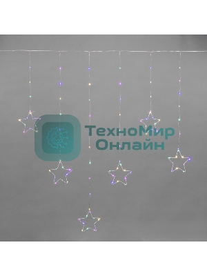 Гирлянда Neon-night светодиодный занавес из росы с фигурами звезд IP20 USB + пульт управления мультиколор